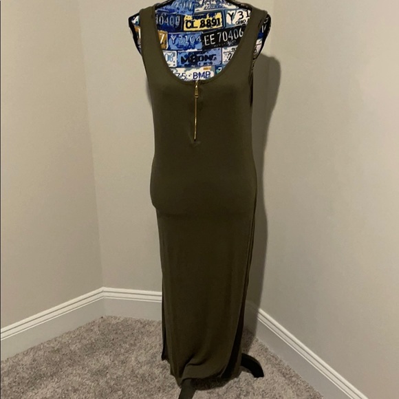 Forest green dress Size Large - Picture 1 of 6